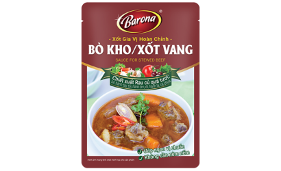Xốt Gia Vị Hoàn Chỉnh Barona Bò Kho/Xốt Vang