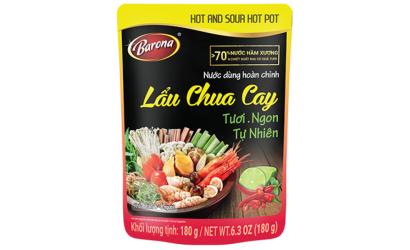 Nước Dùng Hoàn Chỉnh Barona - Lẩu Chua Cay